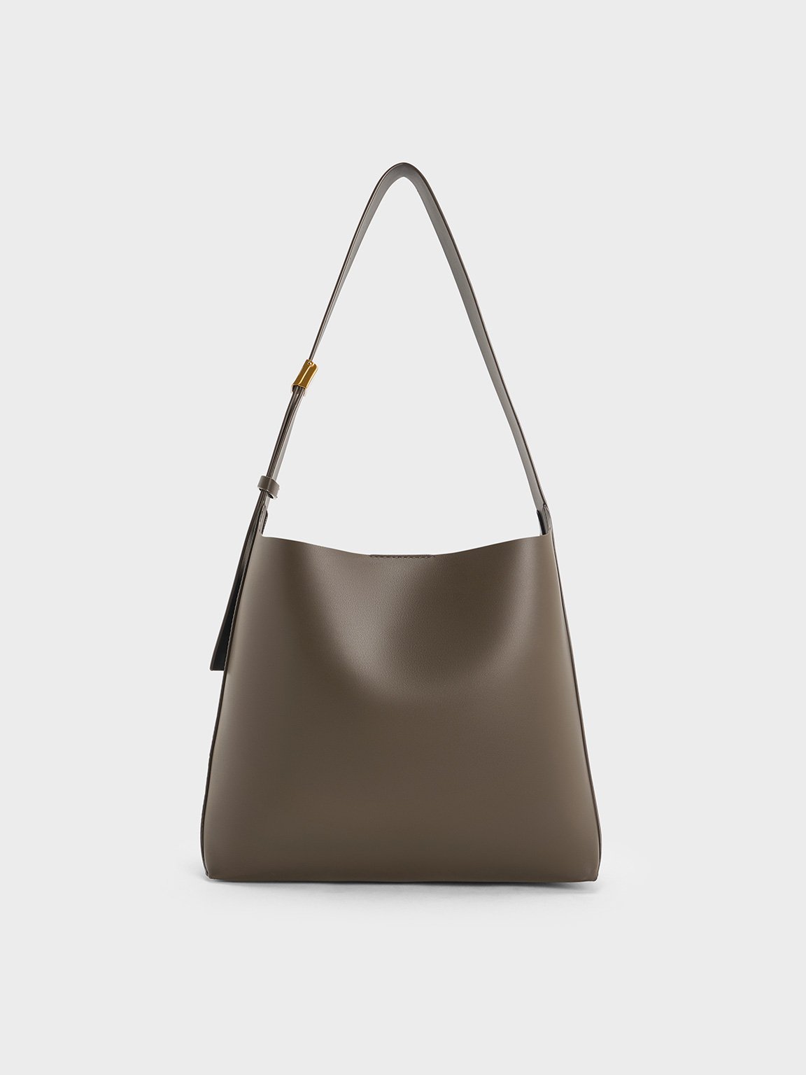 Dark Moss Edna Tote Bag - CHARLES & KEITH UK