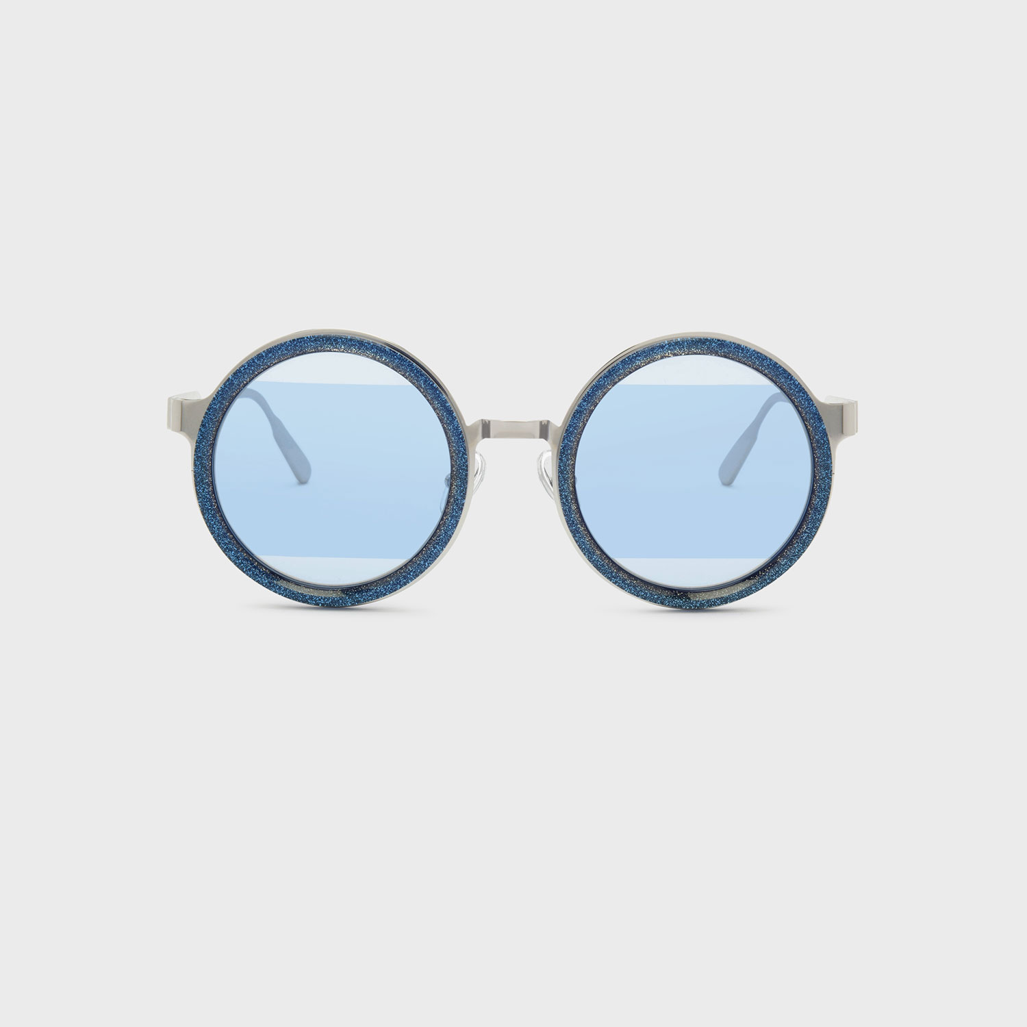 

Round Frame Sunglasses, Blue