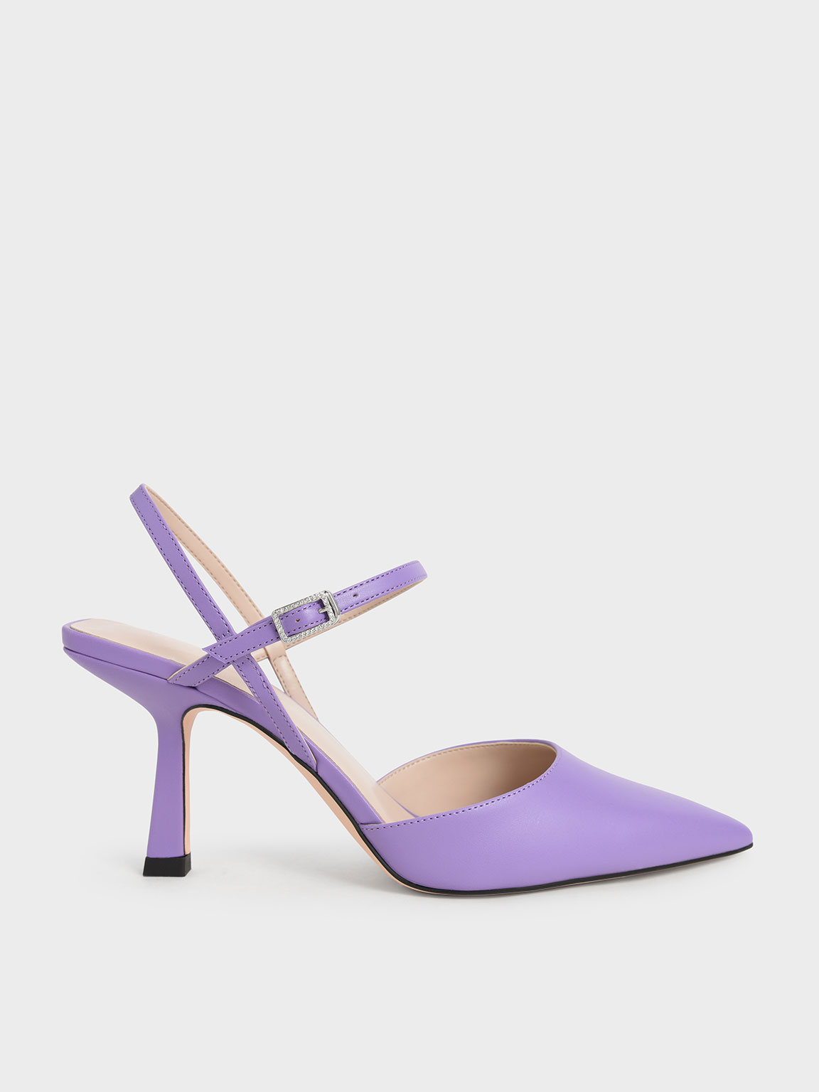 

Pointed-Toe Ankle Strap Pumps