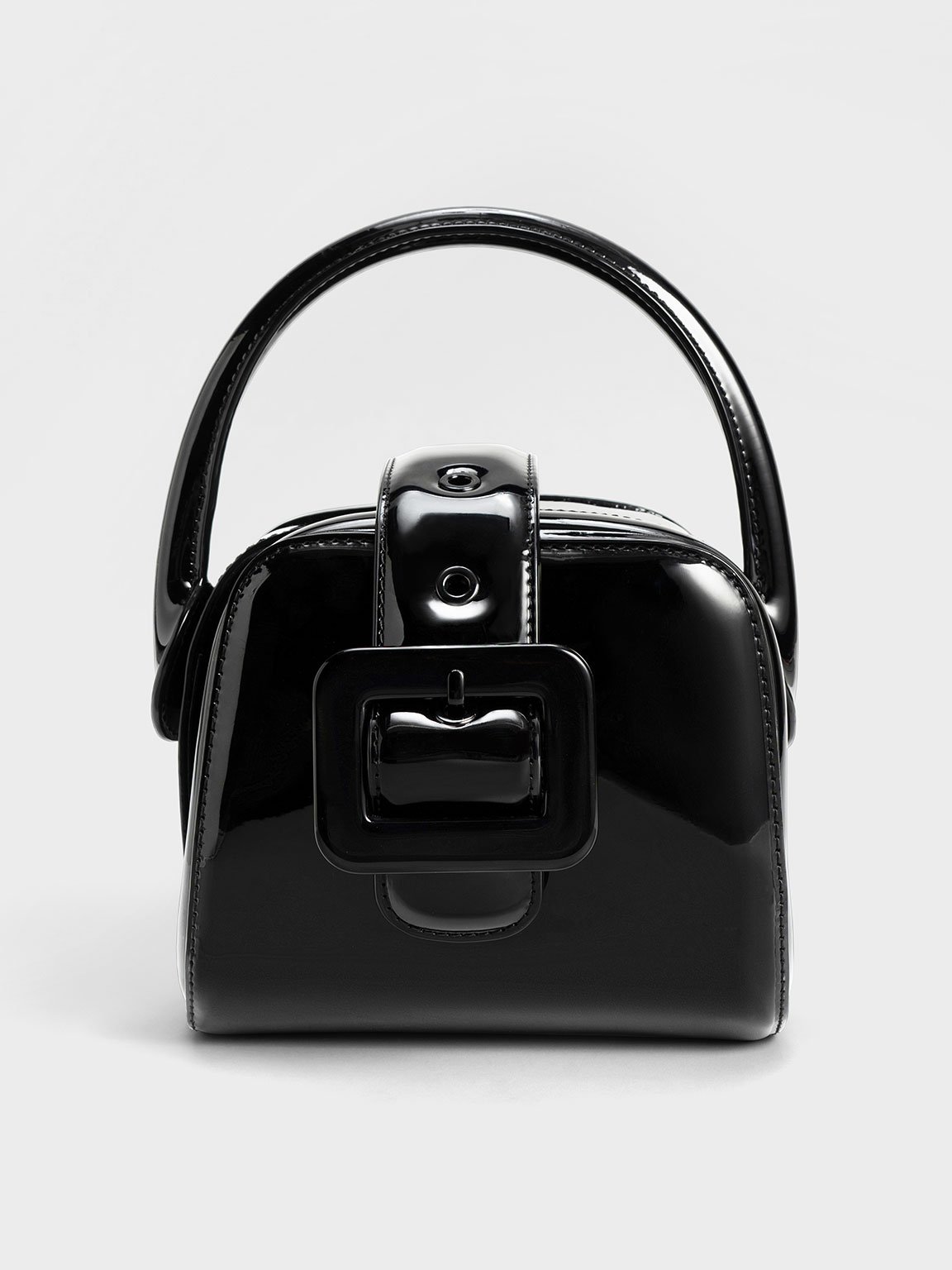 Lula Patent Belted Bag Black Female S