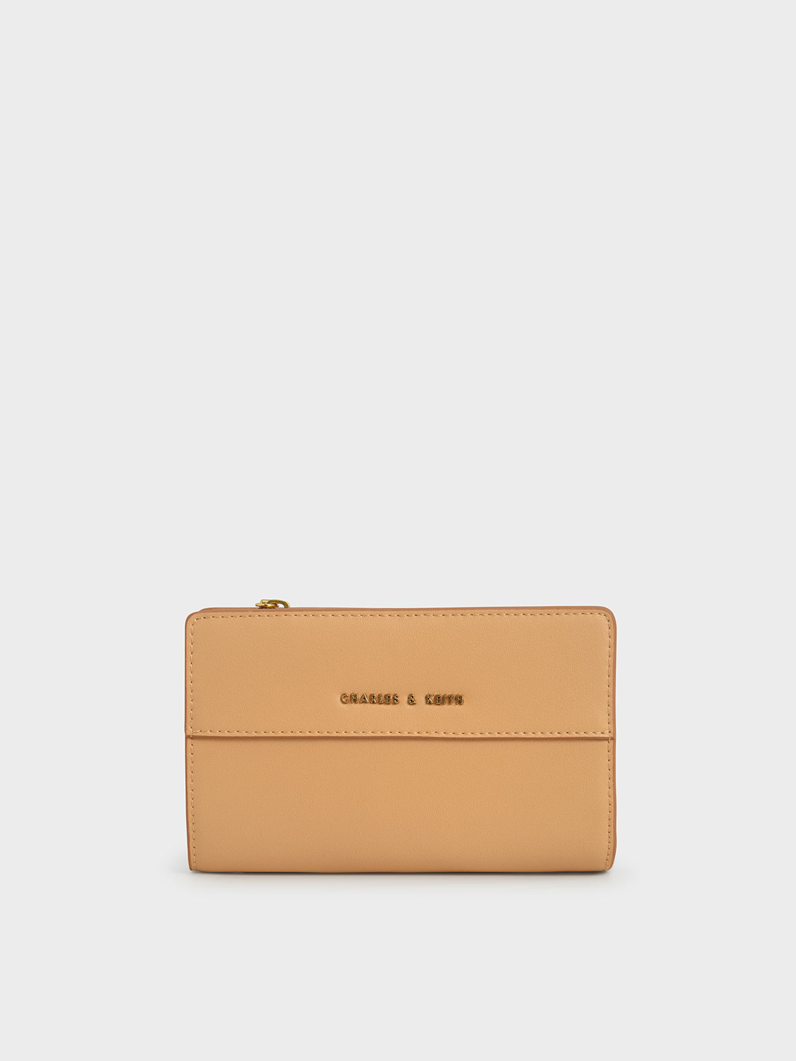 

Snap Button Small Wallet, Nude
