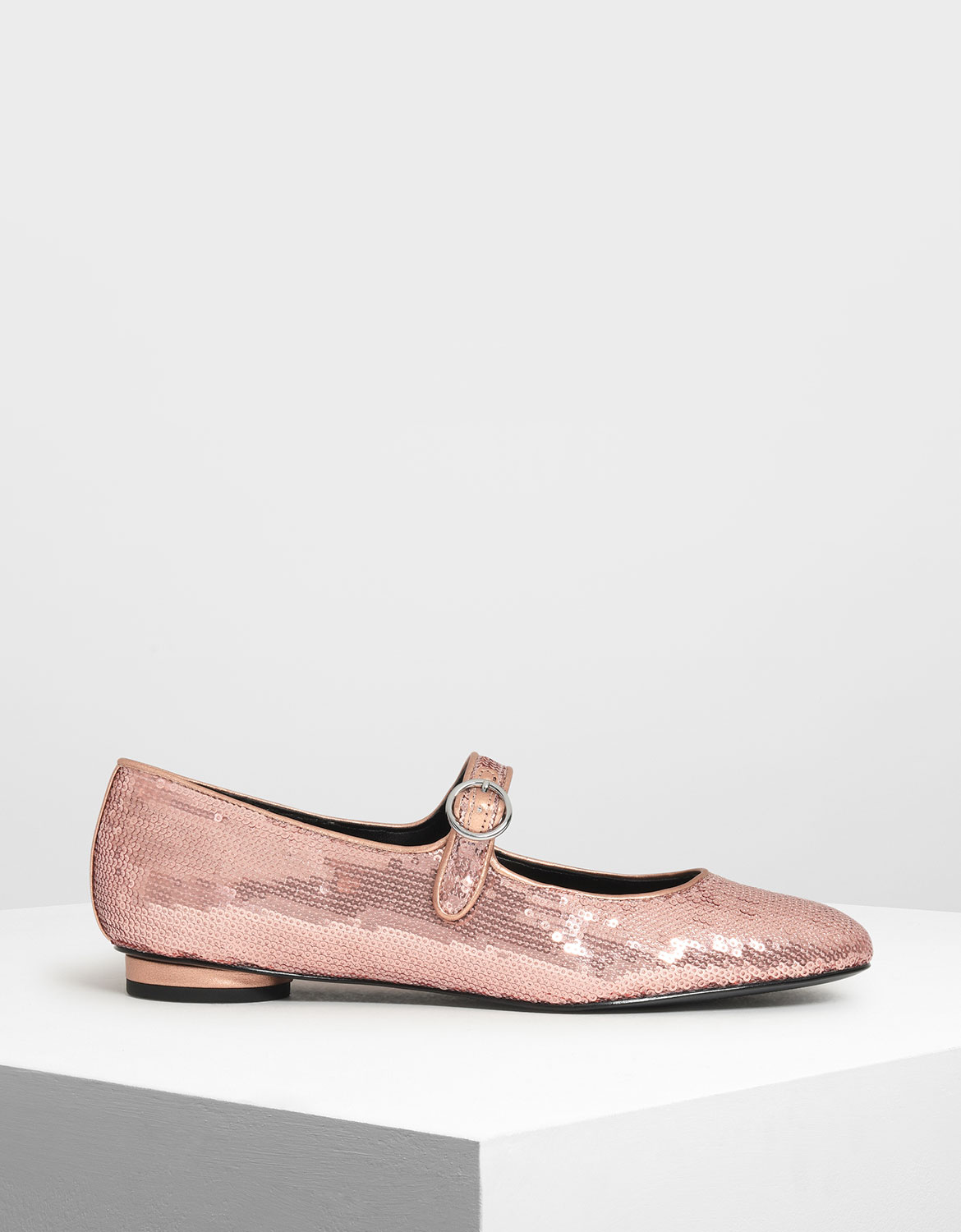 

Sequin Mary Jane Flats