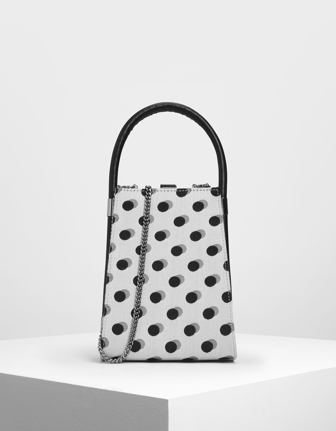 

Jacquard Angular Bag, Multi