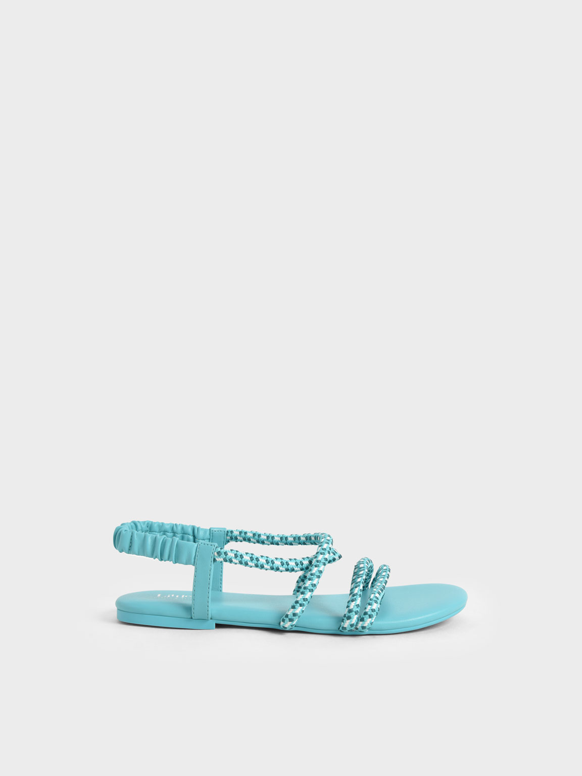 Girls’ Printed-Rope Slingback Sandals
