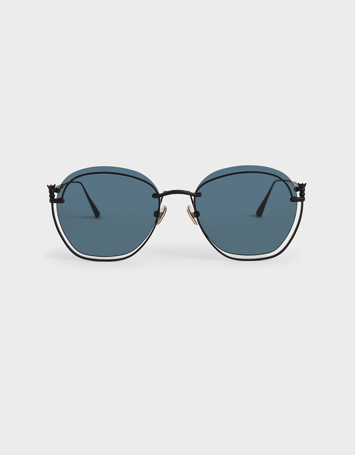 

Cut-Out Butterfly Sunglasses, Dark blue
