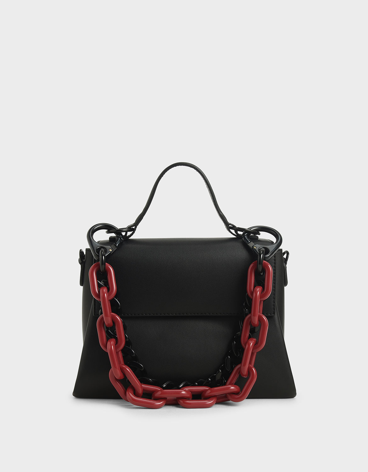 

Double Chain Link Bag, Black