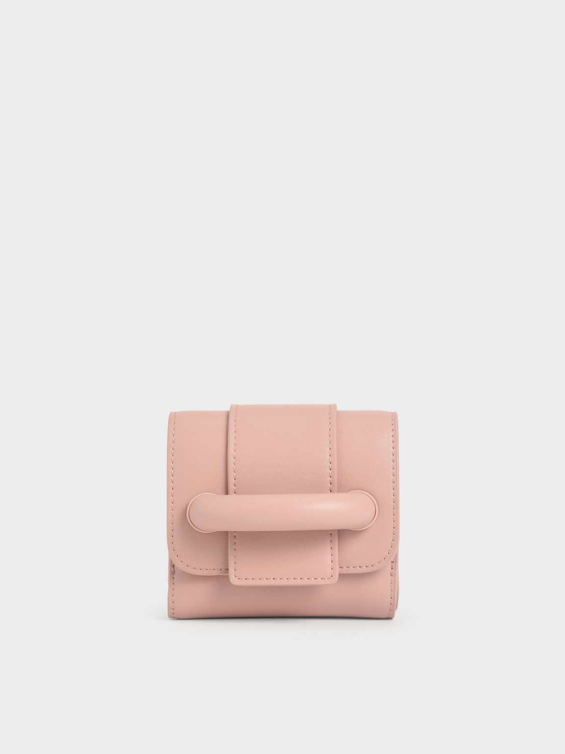 

Chain Handle Short Wallet, Blush