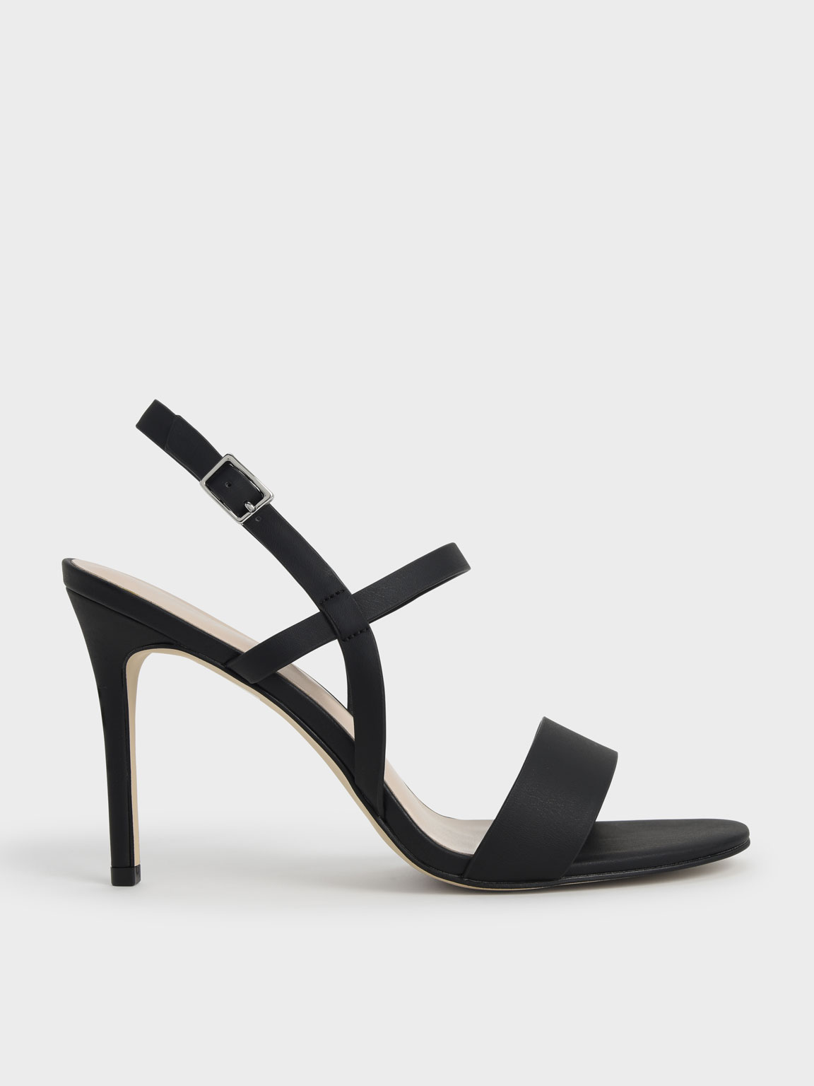 

Slingback Heeled Sandals, Black