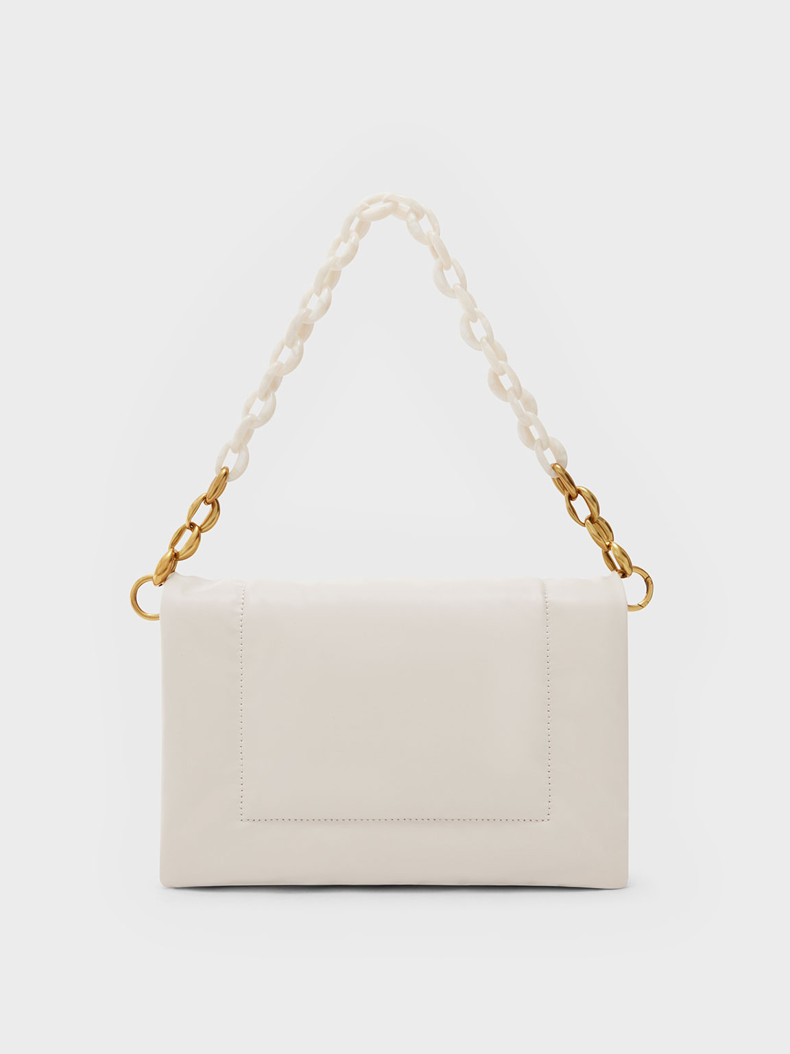

Evelynn Push-Lock Shoulder Bag