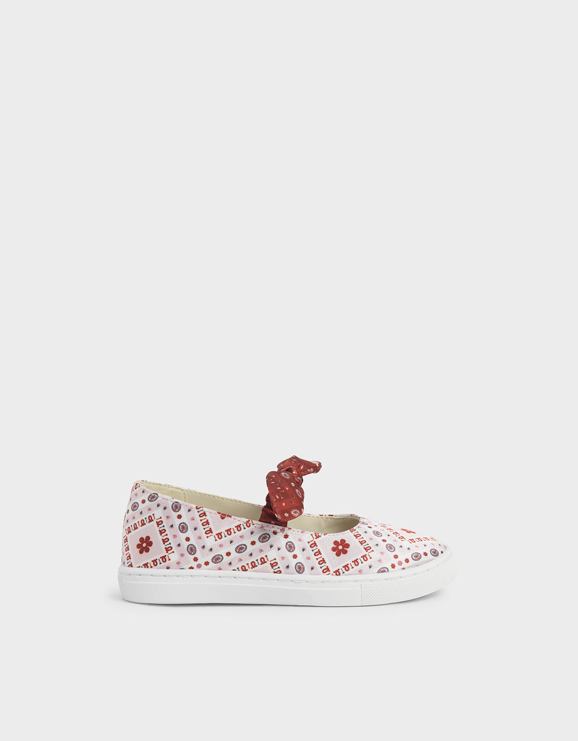 

The Purpose Collection - Girls' Bandana Print Slip-On Sneakers, Pink