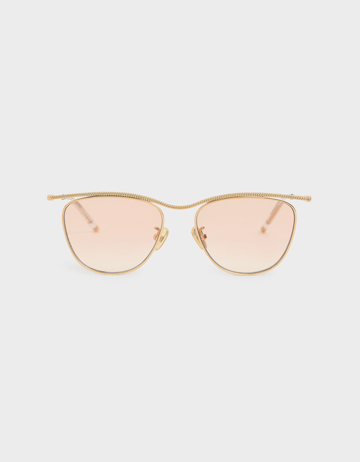 

Wireframe Tinted Sunglasses