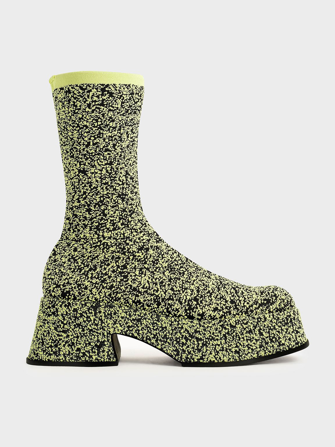 

Knitted Platform Sock Boots