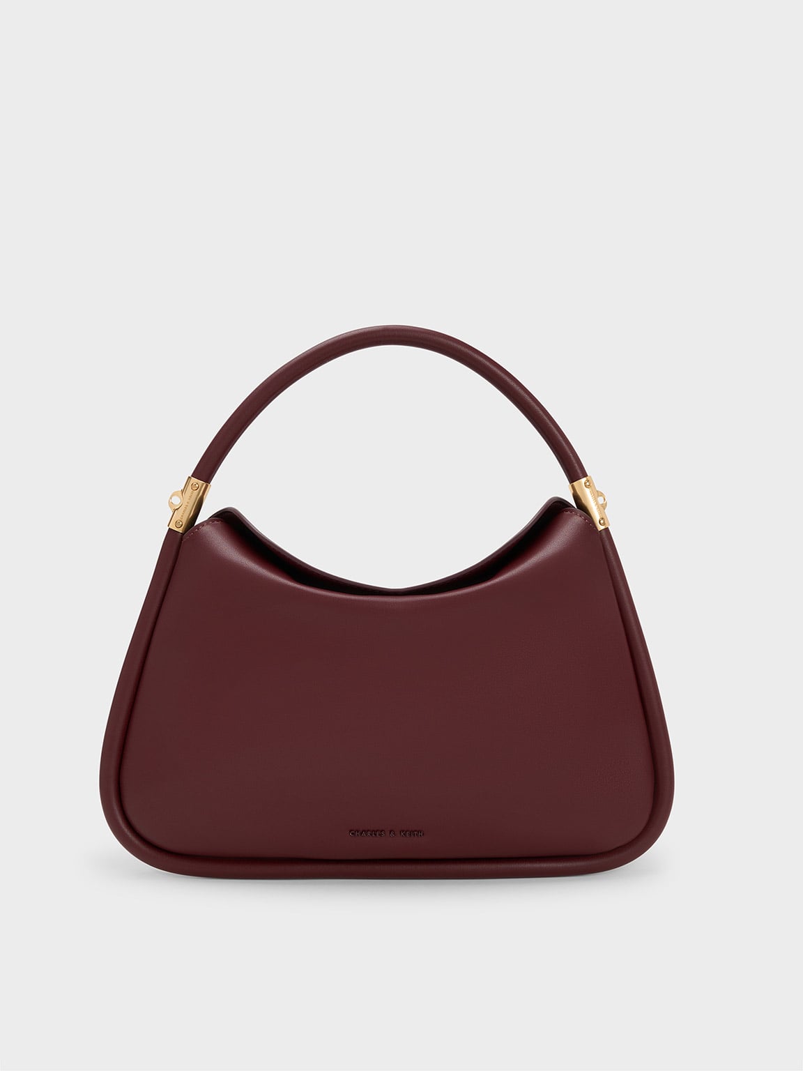 Charles & Keith Lara Hobo Bag In Dark Chocolate | ModeSens