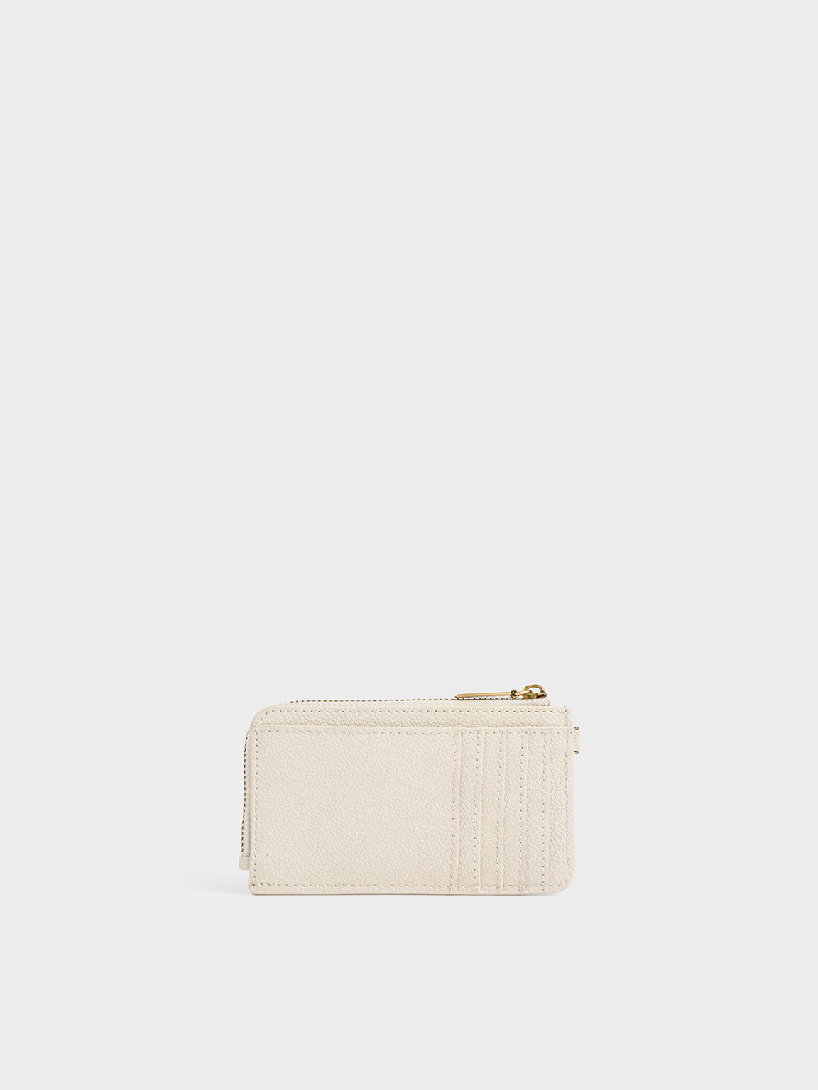 

Multi-Slot Wristlet Card Holder, Cream