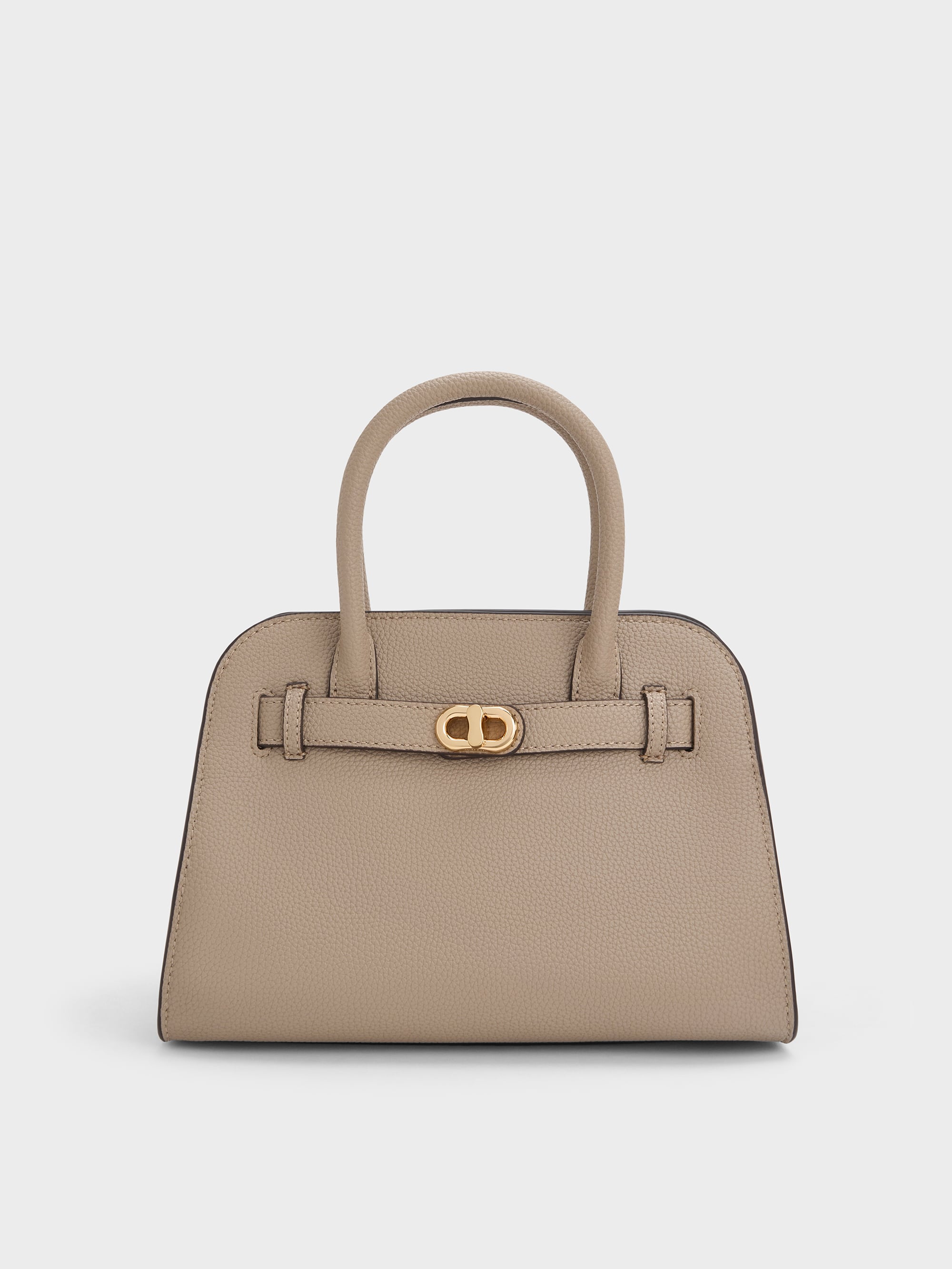 Charles & Keith - Aubrielle Belted Tote Bag