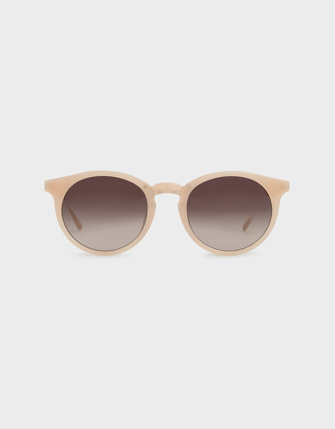 

Round Acetate Sunglasses, Pink