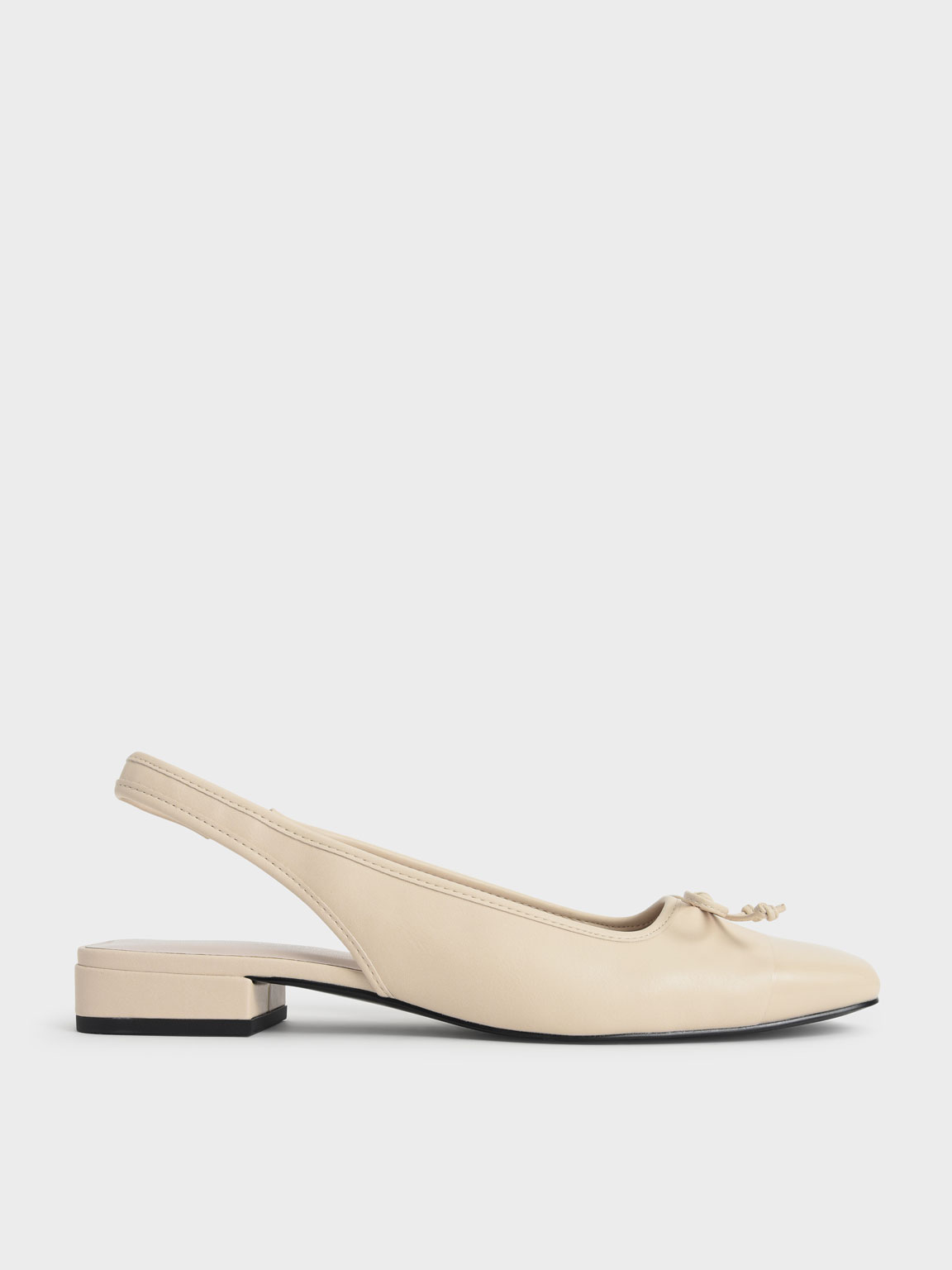 

Bow Slingback Ballerinas, Chalk