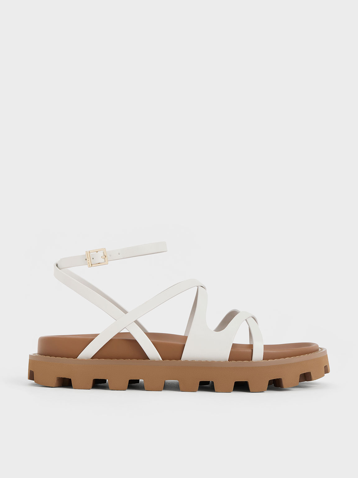 Crossover Ankle-Strap Sandals