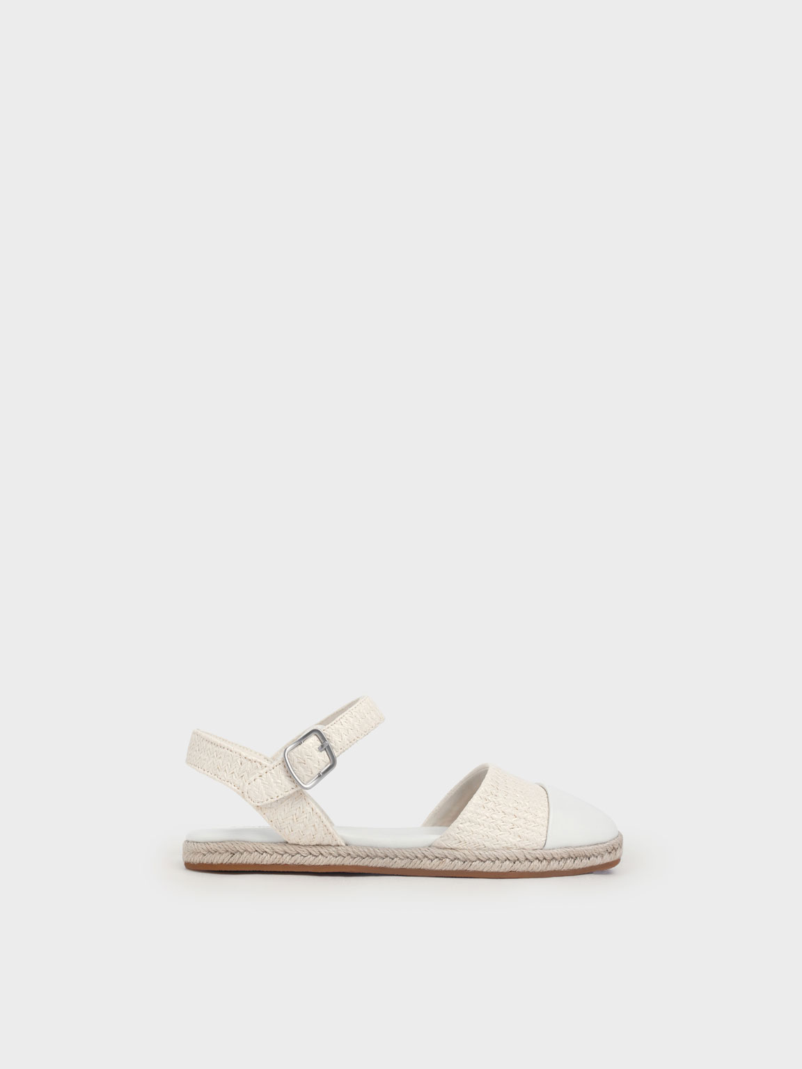 Girls’ Two-Tone Ankle-Strap Espadrilles