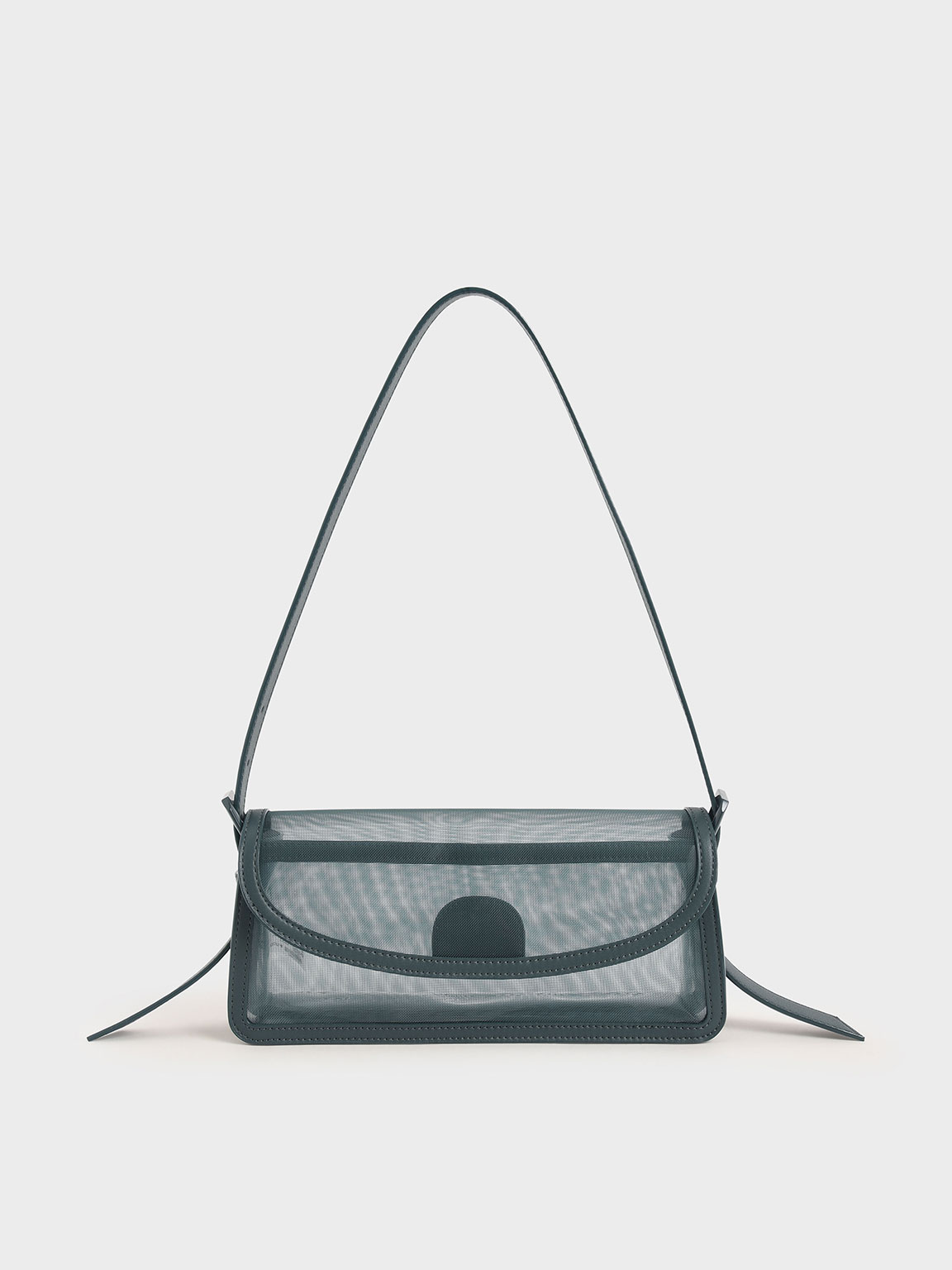

Mesh Shoulder Bag, Teal