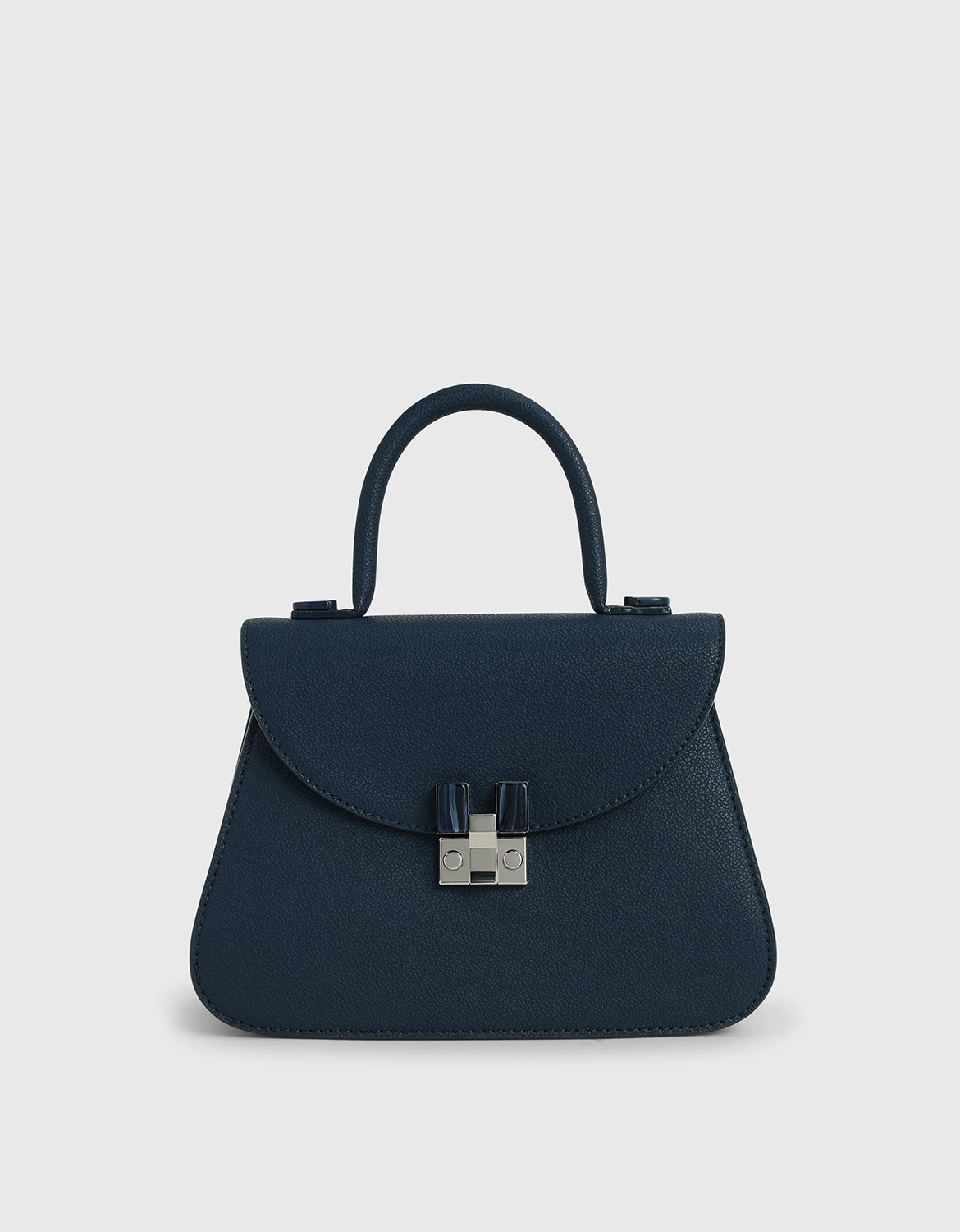 

Stone-Embellished Sculptural Bag