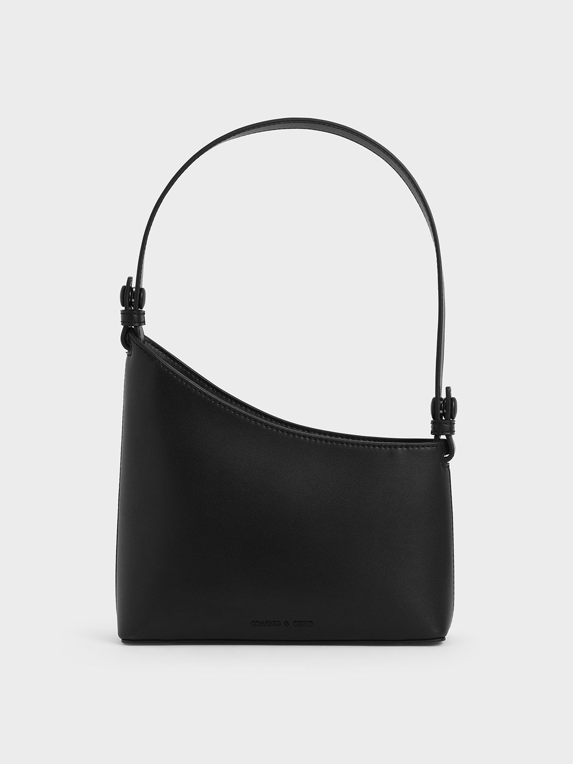 

Asymmetrical Shoulder Bag, Black