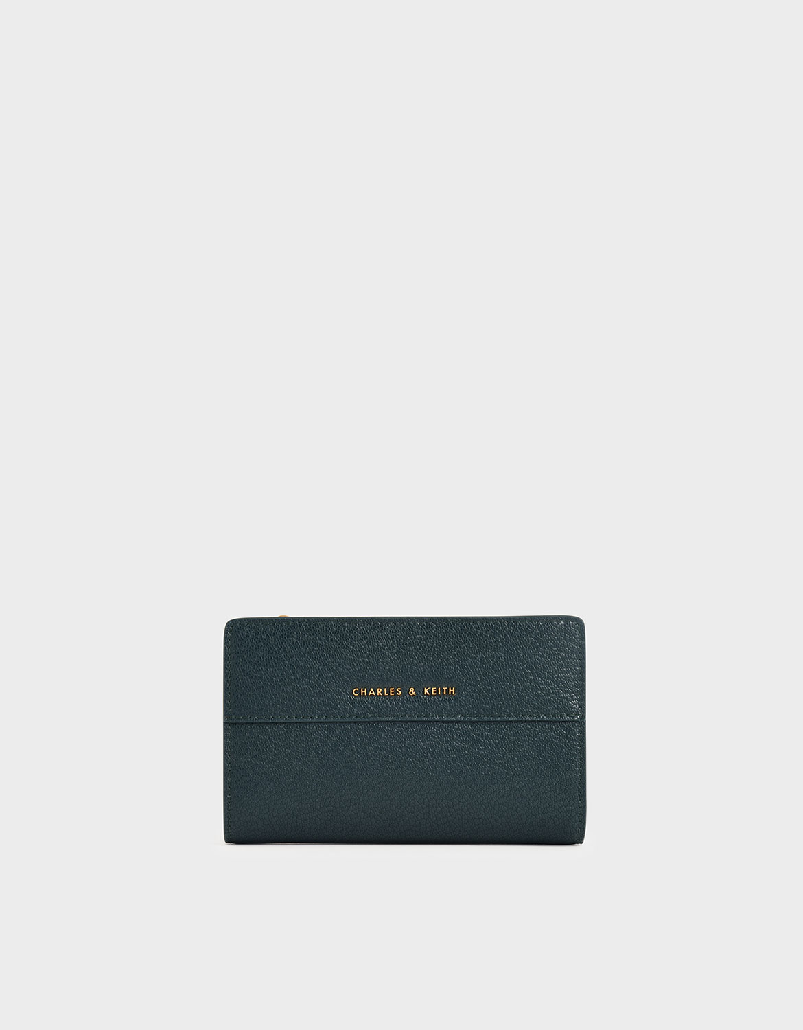 

Snap-Button Mini Wallet, Teal