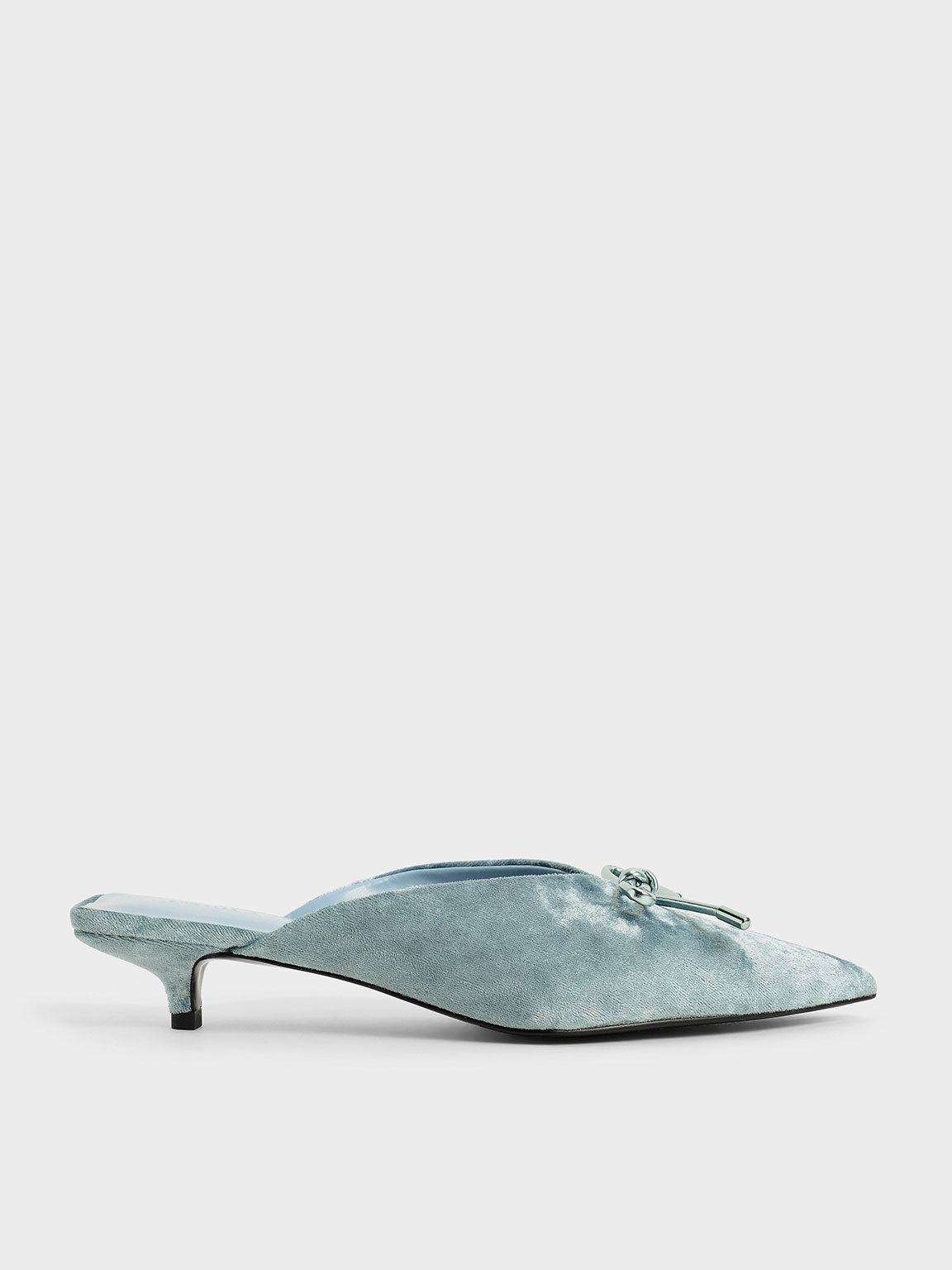 

Azalea Velvet Bow-Embellished Mules​