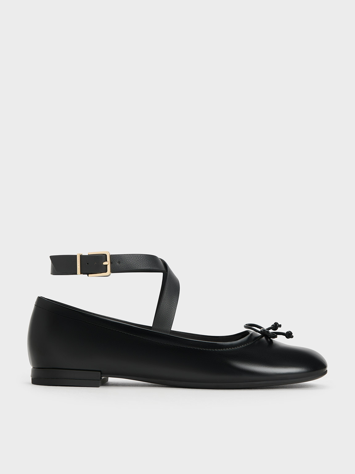 Margot Crossover-Strap Ballerinas