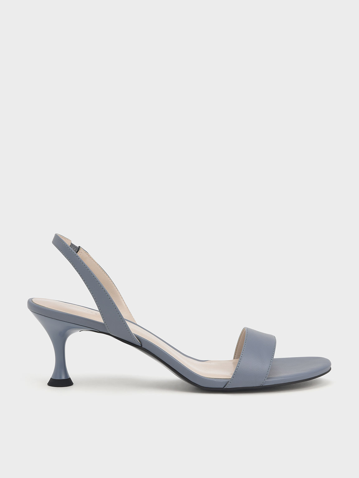 

Sculptural Heel Slingback Sandals