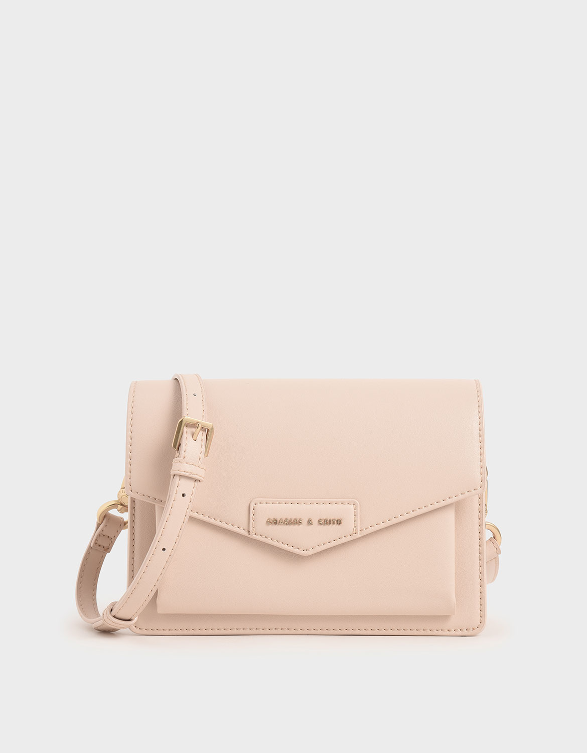 

Envelope Crossbody Bag, Nude