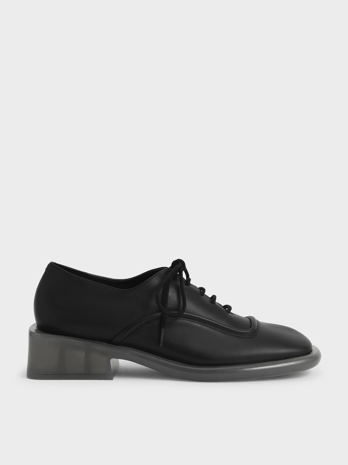 

Fleur Leather Brogues, Black