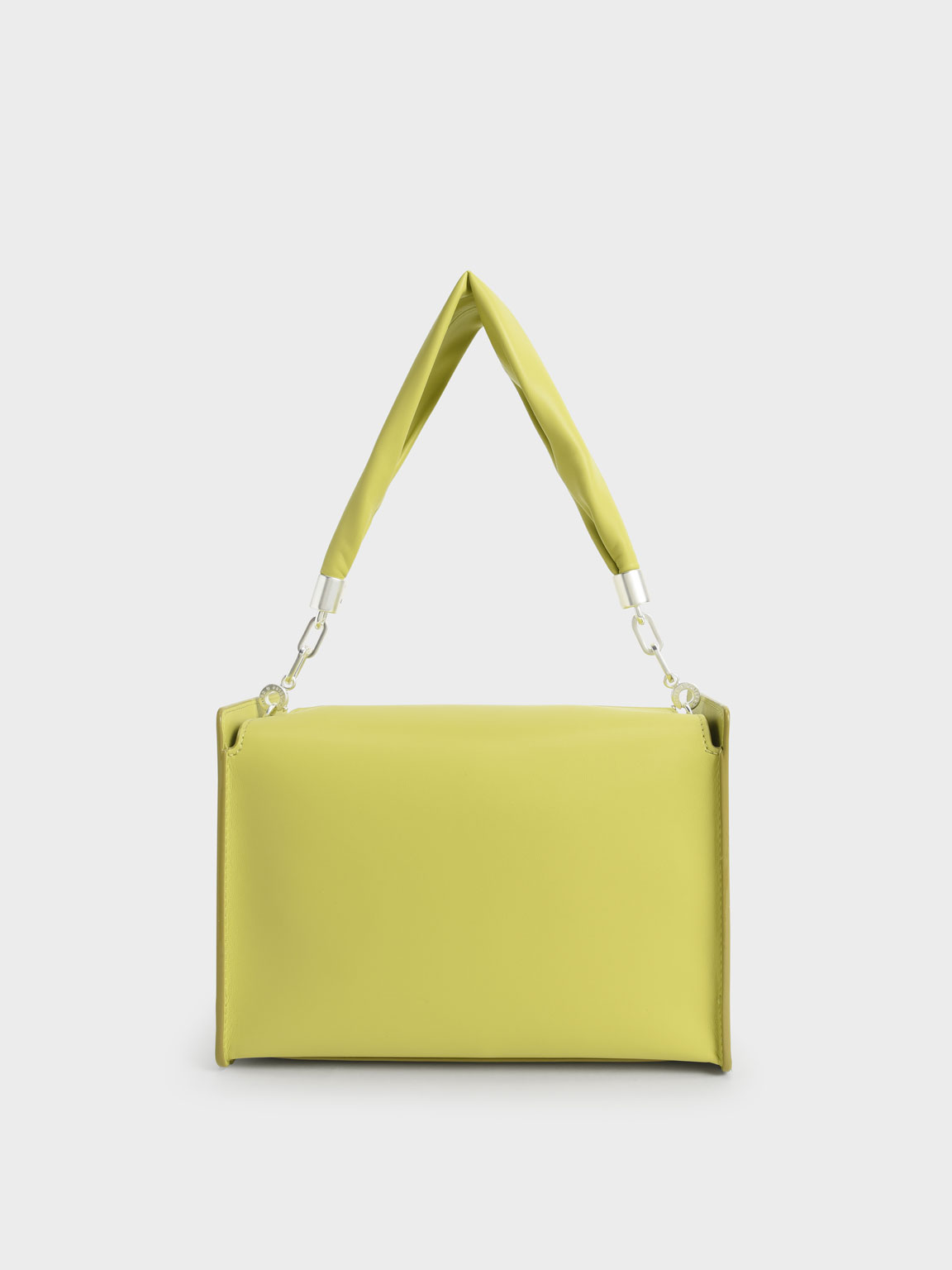 

Slouchy Top Handle Bag, Lime