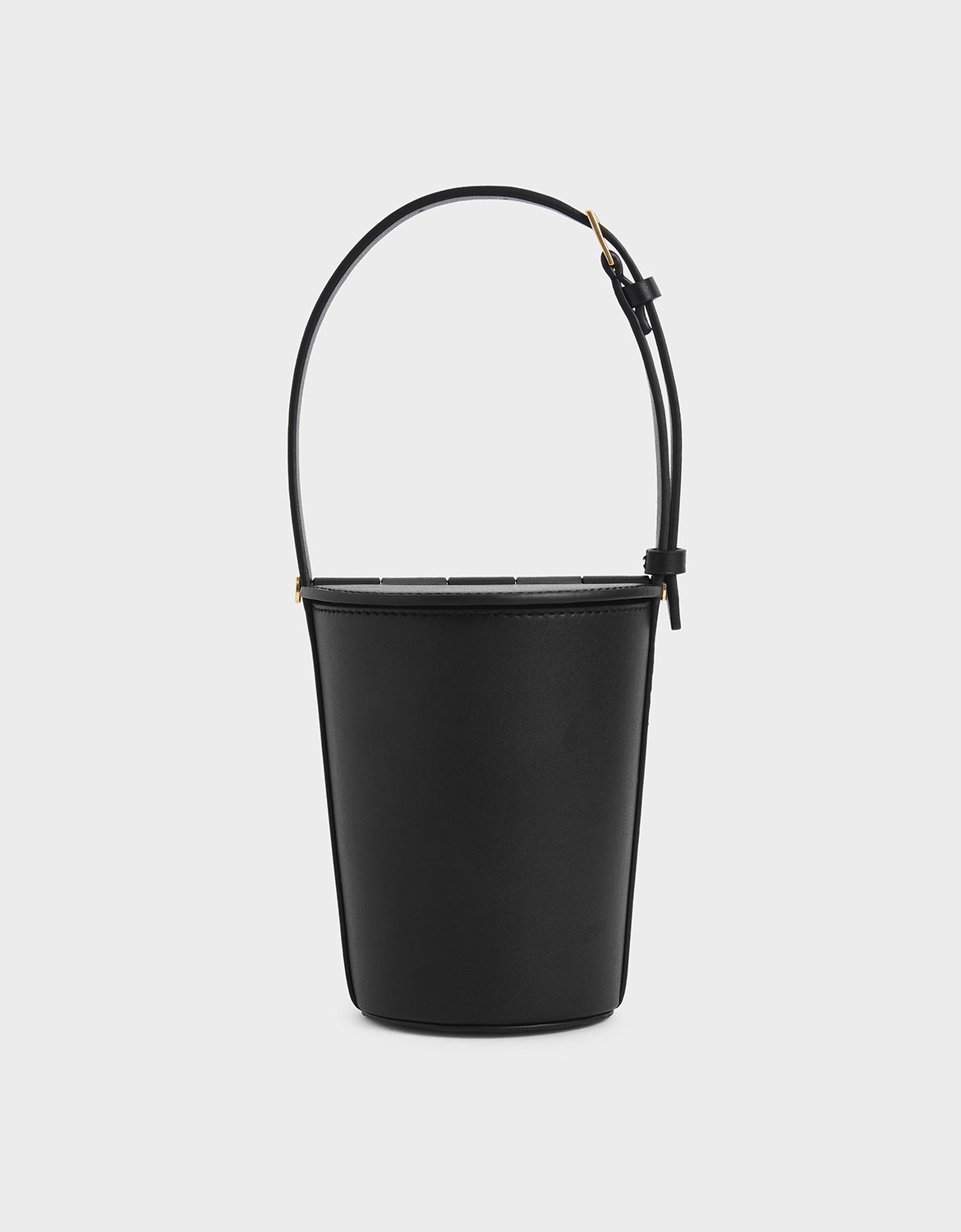 

Cylindrical Bucket Bag, Black