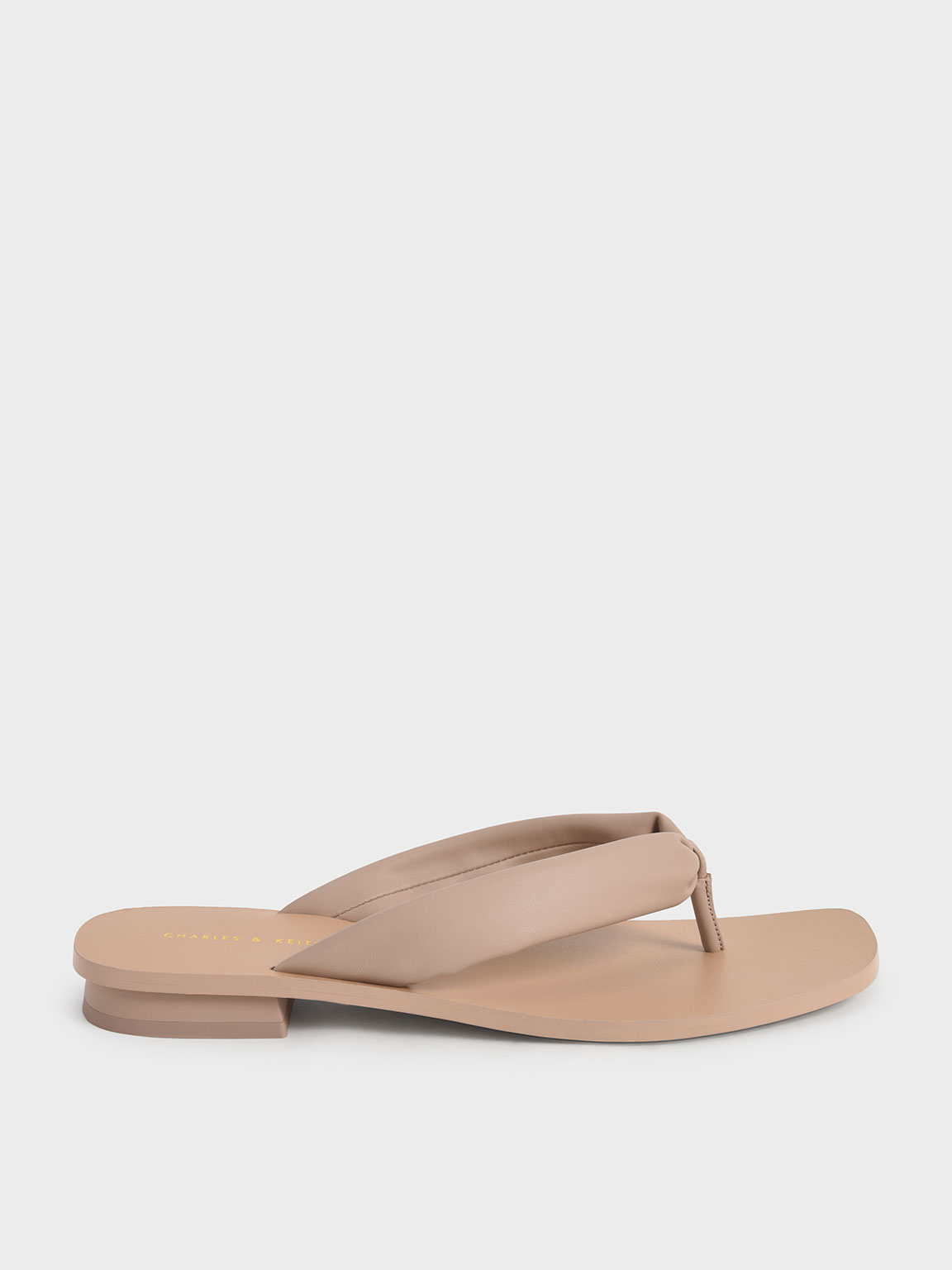 

Puffy Strap Thong Sandals