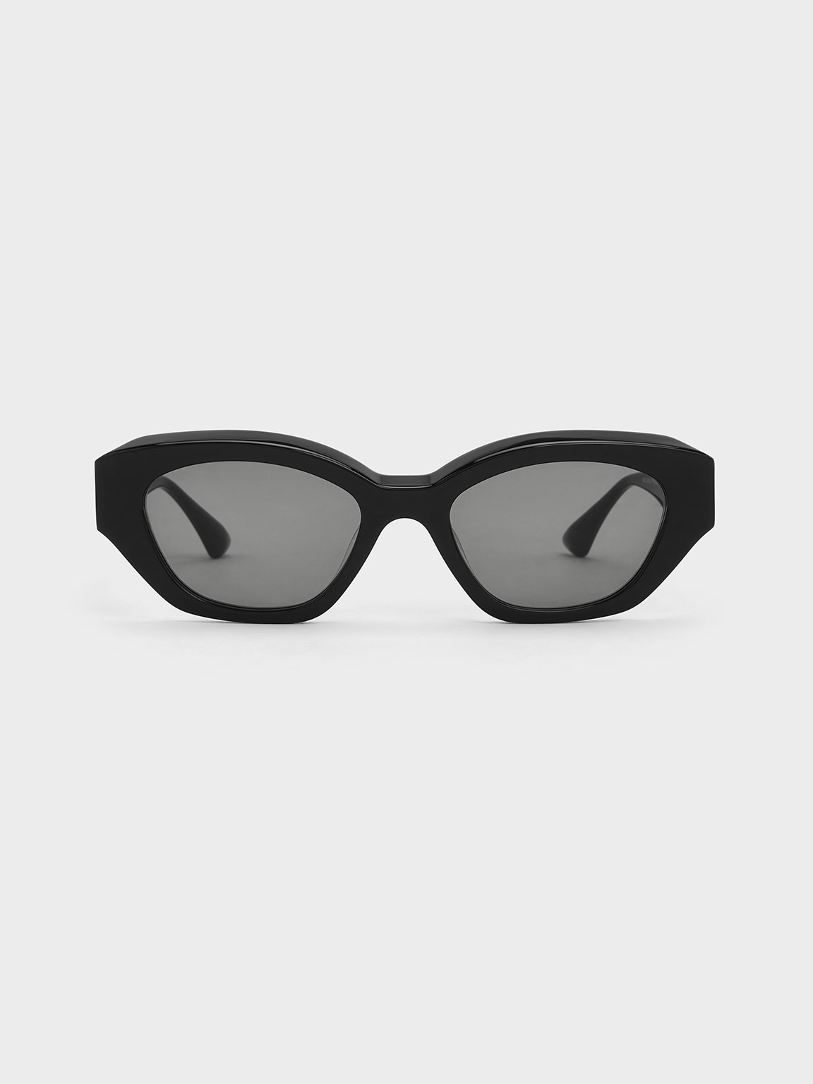 Charles & Keith - Onyx Recycled Acetate Cat-Eye Sunglasses
