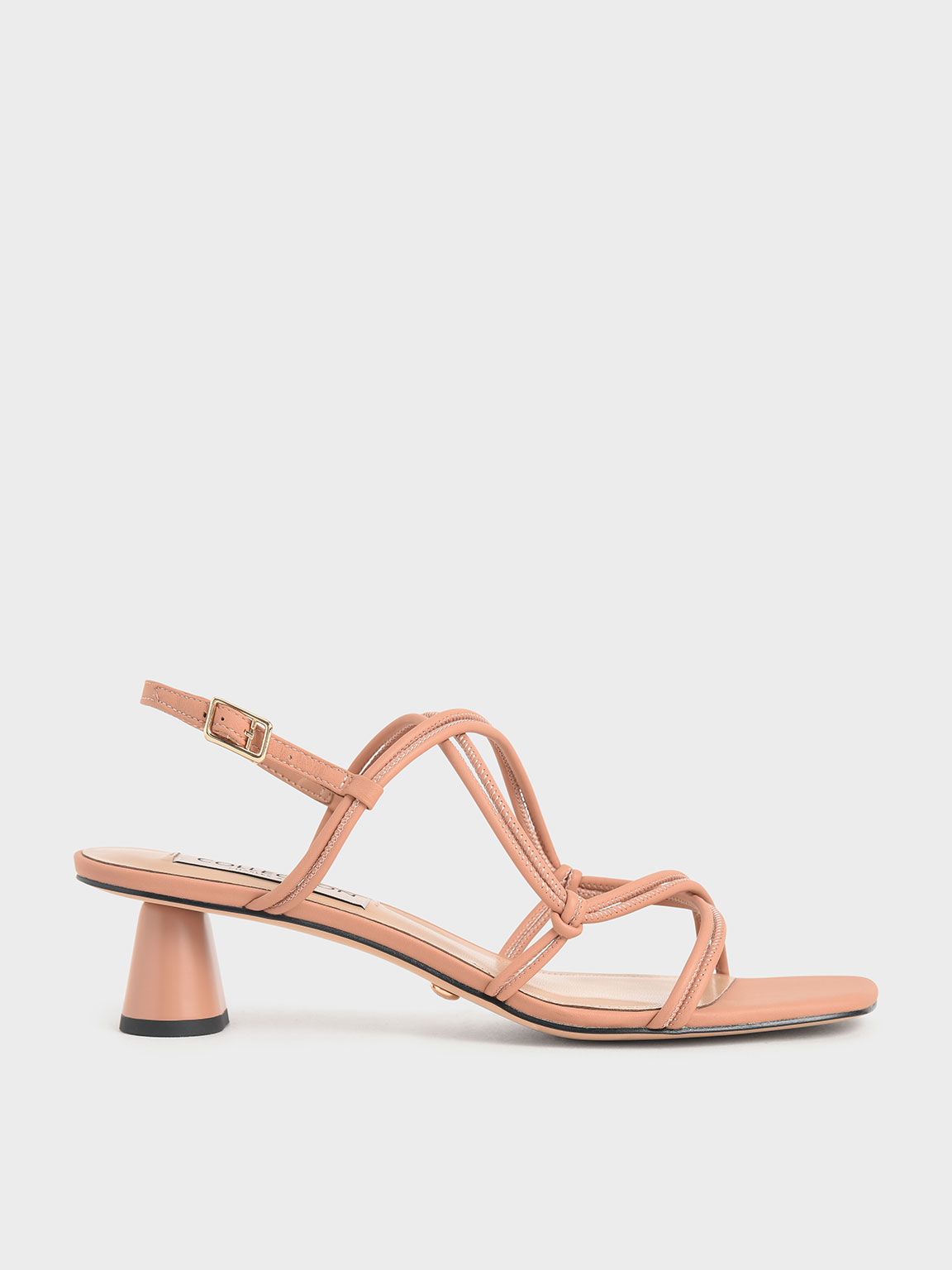 

Leather Strappy Knotted Sandals