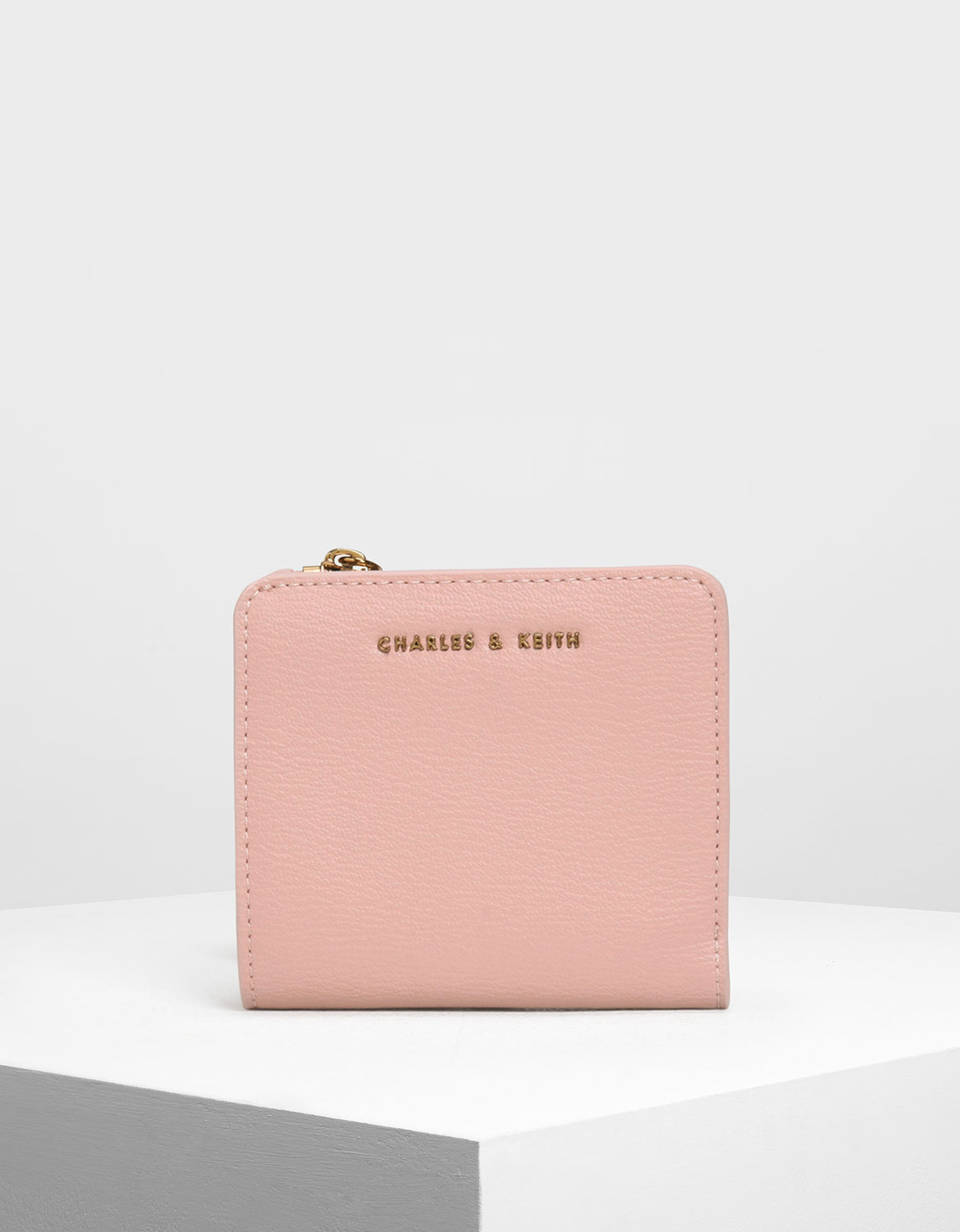 

Classic Snap Button Card Holder, Pink