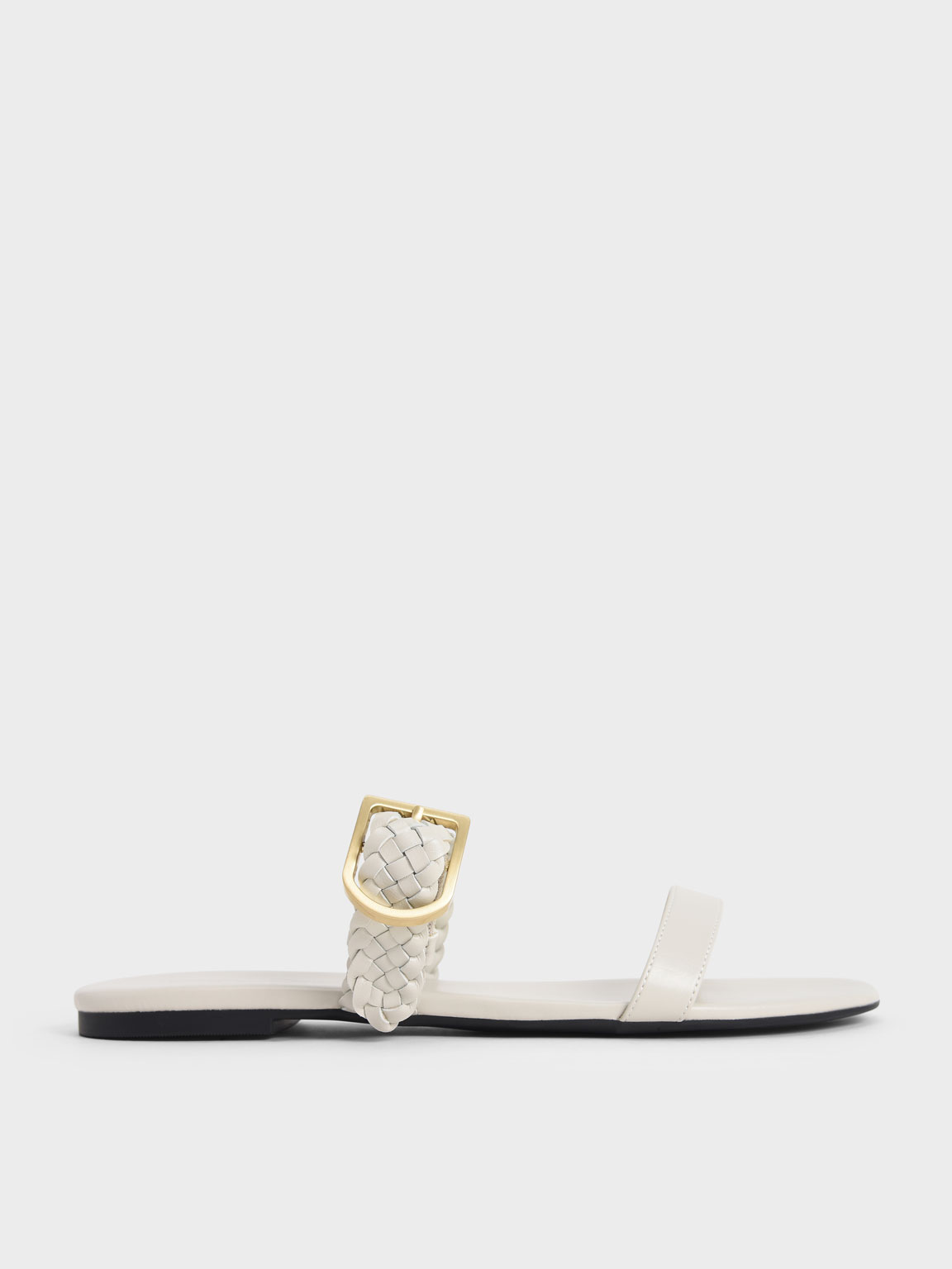 

Woven Strap Slide Sandals