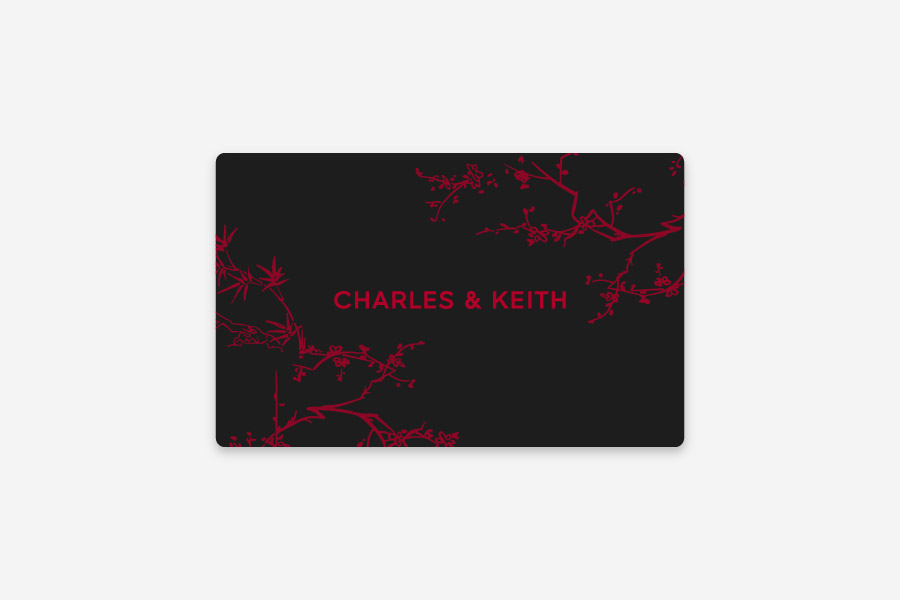 Lunar New Year Gift Card - Black & Red